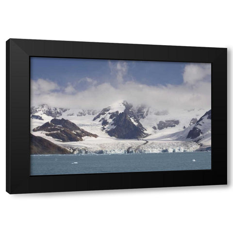 Antarctica, Royal Bay Weddell Glacier Black Modern Wood Framed Art Print by Grall, Don