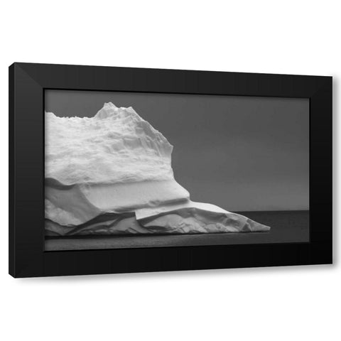 Antarctica Iceberg in Weddell Sea Black Modern Wood Framed Art Print with Double Matting by Young, Bill