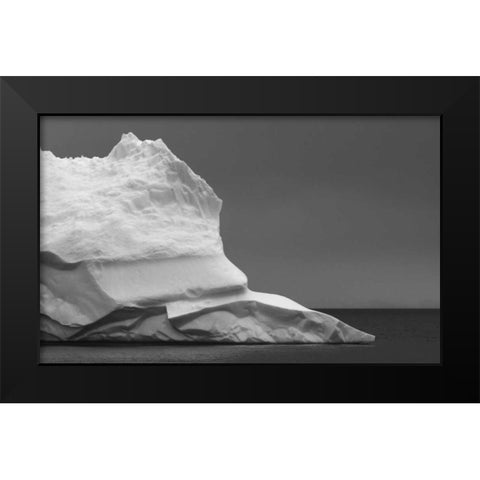 Antarctica Iceberg in Weddell Sea Black Modern Wood Framed Art Print by Young, Bill
