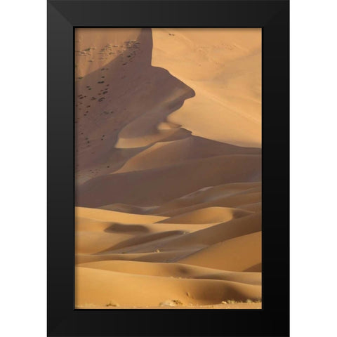 China, Badain Jaran Desert Desert scenic Black Modern Wood Framed Art Print by Anon, Ellen