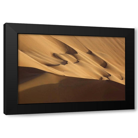 China, Badain Jaran Desert Desert scenic Black Modern Wood Framed Art Print with Double Matting by Anon, Ellen