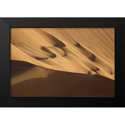 China, Badain Jaran Desert Desert scenic Black Modern Wood Framed Art Print by Anon, Ellen