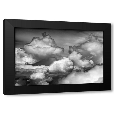 Aerial view of clouds-China Black Modern Wood Framed Art Print with Double Matting by Su, Keren