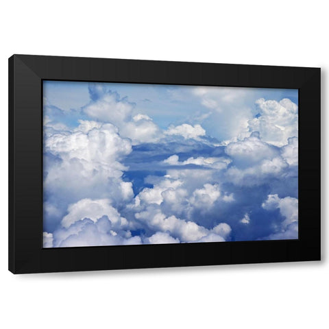 Aerial view of clouds-China Black Modern Wood Framed Art Print with Double Matting by Su, Keren