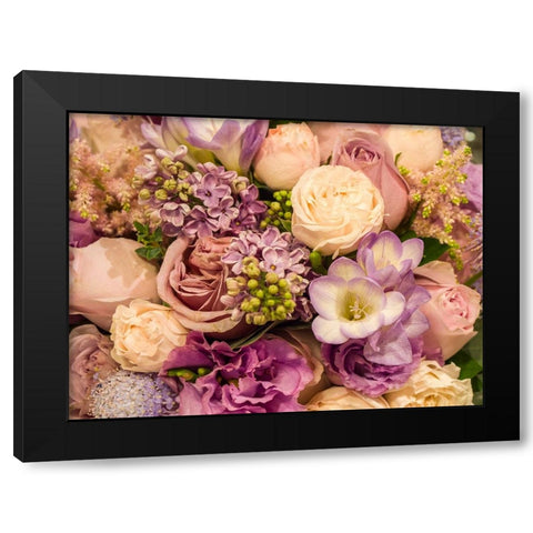 China-Hong Kong Flower market Black Modern Wood Framed Art Print by Eggers, Julie