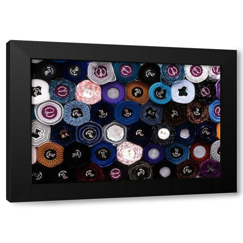 Japan, Tokyo Fabric in Akasaka district Black Modern Wood Framed Art Print with Double Matting by Ross, Nancy ,  Steve