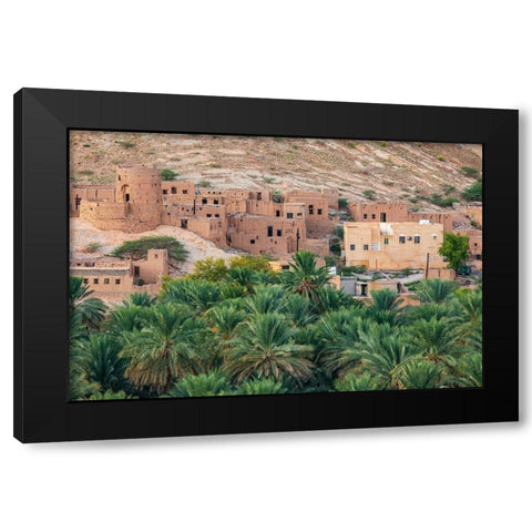 Middle East-Arabian Peninsula-Oman-Ad Dakhiliyah-Nizwa Black Modern Wood Framed Art Print with Double Matting by Wilson, Emily M.