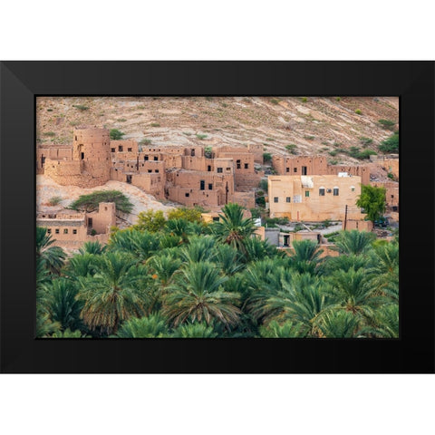Middle East-Arabian Peninsula-Oman-Ad Dakhiliyah-Nizwa Black Modern Wood Framed Art Print by Wilson, Emily M.