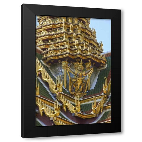 Thailand, Bangkok Exterior view of Royal Palace Black Modern Wood Framed Art Print with Double Matting by Shimlock, Jones