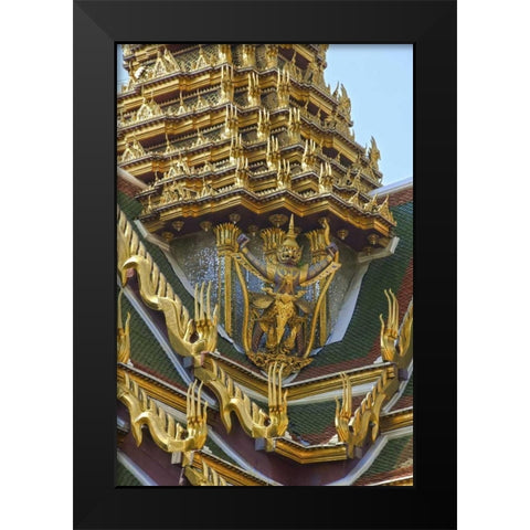 Thailand, Bangkok Exterior view of Royal Palace Black Modern Wood Framed Art Print by Shimlock, Jones
