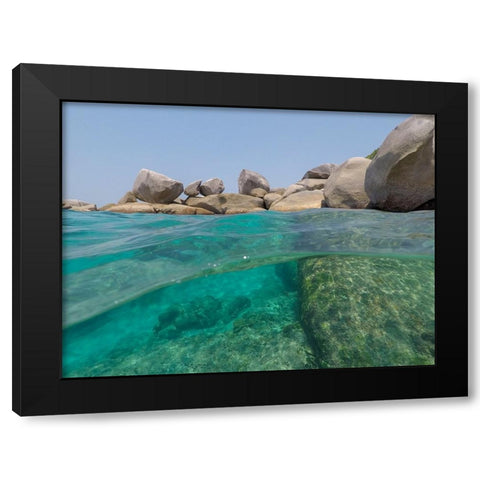 Ko Miang-Similan Islands-Thailand Black Modern Wood Framed Art Print by Pitamitz, Sergio