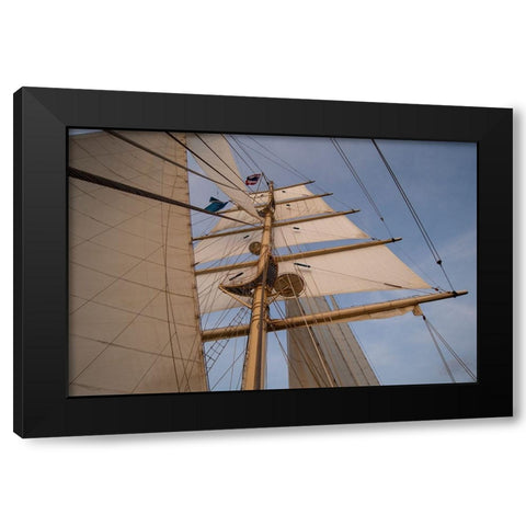 Star Clipper sailing cruise ship-Thailand Black Modern Wood Framed Art Print with Double Matting by Pitamitz, Sergio