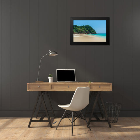 Ko Kradan-Talay Trang archipelago-Thailand Black Modern Wood Framed Art Print by Pitamitz, Sergio