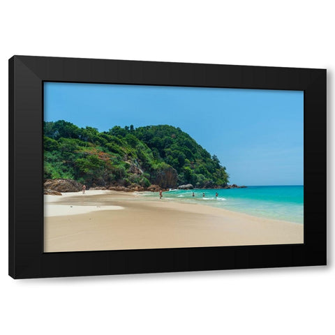 Ko Kradan-Talay Trang archipelago-Thailand Black Modern Wood Framed Art Print with Double Matting by Pitamitz, Sergio