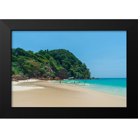 Ko Kradan-Talay Trang archipelago-Thailand Black Modern Wood Framed Art Print by Pitamitz, Sergio