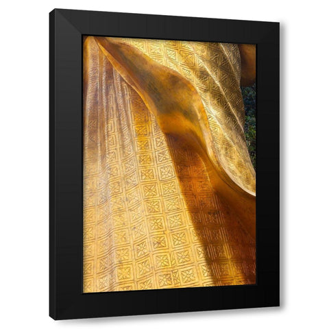 Thailand-Chonburi Province-Khao Sam Muk Shrine Statue of the Goddess Sam Muk  Black Modern Wood Framed Art Print with Double Matting by Haseltine, Tom