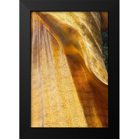 Thailand-Chonburi Province-Khao Sam Muk Shrine Statue of the Goddess Sam Muk  Black Modern Wood Framed Art Print by Haseltine, Tom