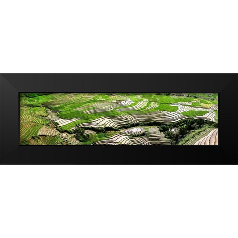 Vietnam Black Modern Wood Framed Art Print by Norring, Tom