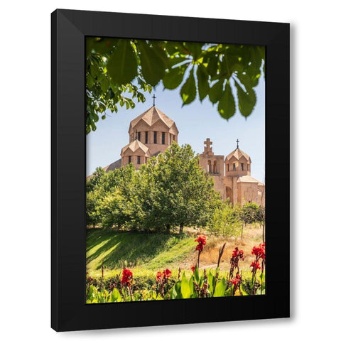 Armenia Yerevan Saint Gregory the Illuminator Cathedral Black Modern Wood Framed Art Print with Double Matting by Wilson, Emily