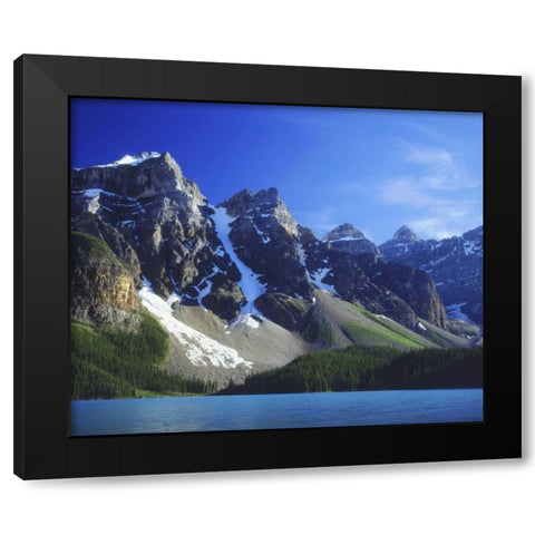 Canada, Alberta, Banff NP, Moraine Lake Black Modern Wood Framed Art Print with Double Matting by Talbot Frank, Christopher