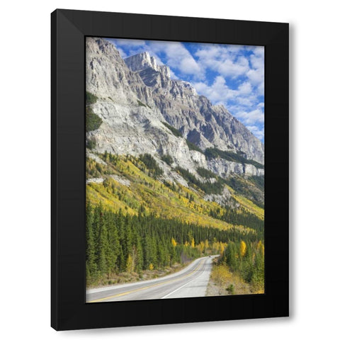Canada, Alberta, Jasper NP The Icefields Parkway Black Modern Wood Framed Art Print with Double Matting by Paulson, Don