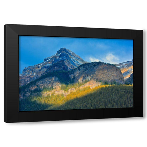 Canada-Alberta-Banff National Park Mountain landscape Black Modern Wood Framed Art Print by Jaynes Gallery