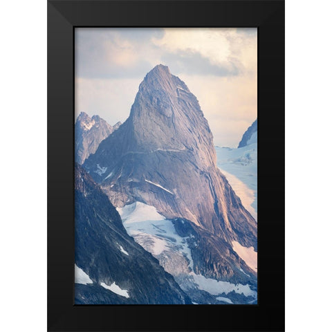 Bugaboo Spire-Bugaboo Provincial Park Purcell Mountains-British Columbia Black Modern Wood Framed Art Print by Majchrowicz, Alan