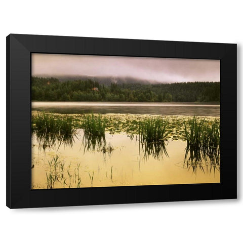 Canada, British Columbia, Clearwater, Dutch Lake Black Modern Wood Framed Art Print by Grandmaison, Mike