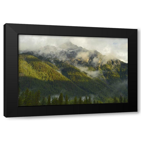 Canada, BC, Mt Robson PP Mountain landscape Black Modern Wood Framed Art Print by Grandmaison, Mike