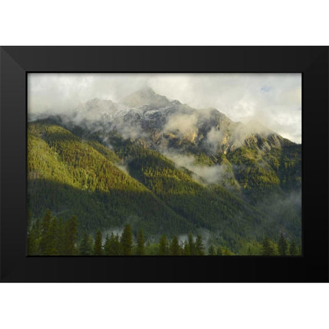 Canada, BC, Mt Robson PP Mountain landscape Black Modern Wood Framed Art Print by Grandmaison, Mike