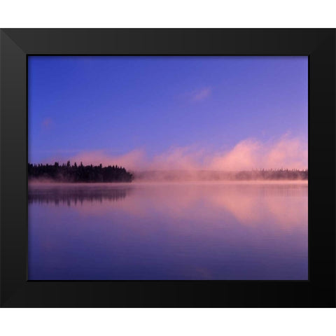 Canada, Manitoba, Childs Lake at Duck Mountain PP Black Modern Wood Framed Art Print by Grandmaison, Mike