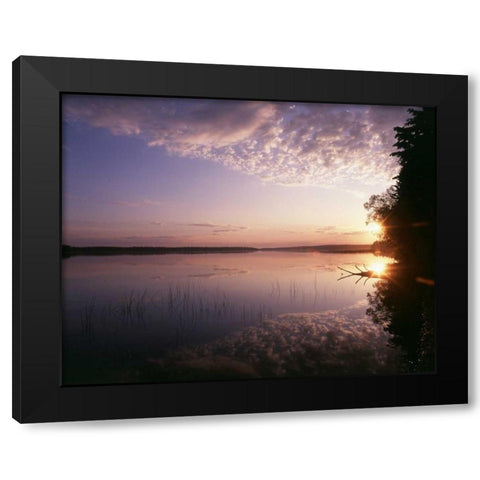 Canada, Manitoba, Duck Mountain Provincial Park Black Modern Wood Framed Art Print with Double Matting by Grandmaison, Mike