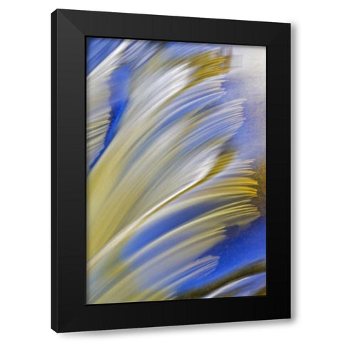 Canada, Manitoba Whiteshell River, Rainbow Falls Black Modern Wood Framed Art Print with Double Matting by Grandmaison, Mike
