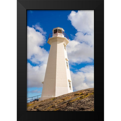Cape Spear Lighthouse National Historic Site-Cape Spear-St Johns-Newfoundland-Canada Black Modern Wood Framed Art Print by DeFreitas, Michael