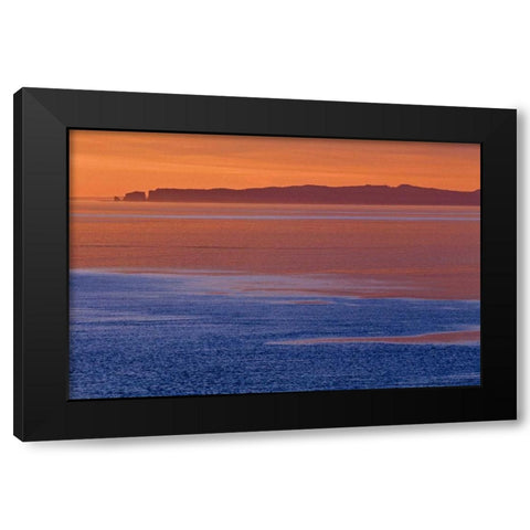 Canada, Nova Scotia, Bay of Fundy at dawn Black Modern Wood Framed Art Print by Grandmaison, Mike