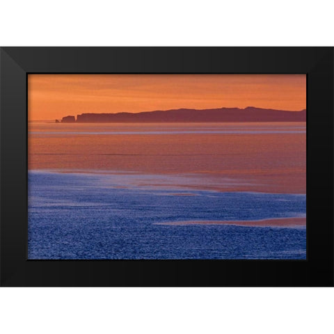 Canada, Nova Scotia, Bay of Fundy at dawn Black Modern Wood Framed Art Print by Grandmaison, Mike