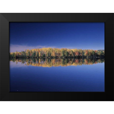 Canada, Ontario, Quebec, Ottawa River Black Modern Wood Framed Art Print by Grandmaison, Mike