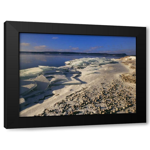 Canada, Ontario, Rossport, lake Superior Black Modern Wood Framed Art Print by Grandmaison, Mike