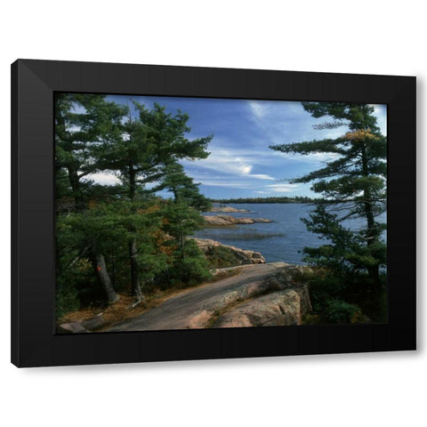 Canada, Ontario, Shield Country, Killarney PP Black Modern Wood Framed Art Print with Double Matting by Grandmaison, Mike