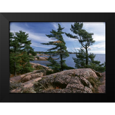 Canada, Ontario, Killarney Provincial Park Black Modern Wood Framed Art Print by Grandmaison, Mike