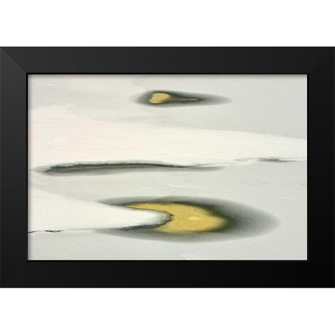 Canada, Ontario Water pools on Lake Joseph Black Modern Wood Framed Art Print by Grandmaison, Mike