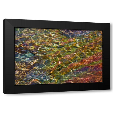 Canada, Ontario Shimmering water of Georgian Bay Black Modern Wood Framed Art Print with Double Matting by Grandmaison, Mike
