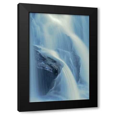 Canada, Ontario Raleigh Falls water detail Black Modern Wood Framed Art Print with Double Matting by Grandmaison, Mike