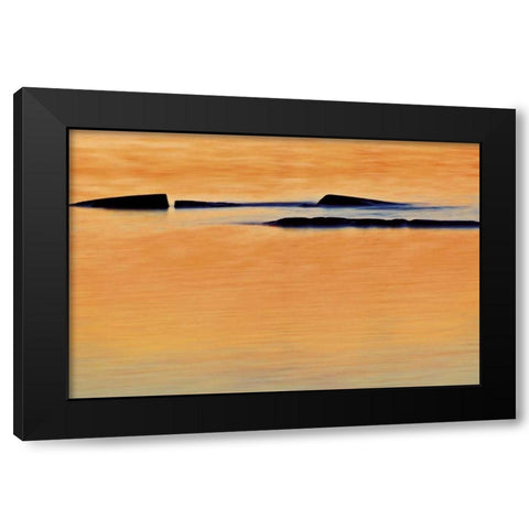 Canada, Ontario Shoals at sunset on Georgian Bay Black Modern Wood Framed Art Print with Double Matting by Grandmaison, Mike