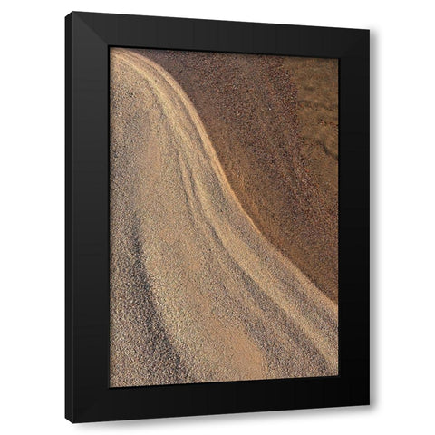 Canada-Quebec Abstract of lake shore Black Modern Wood Framed Art Print with Double Matting by Jaynes Gallery