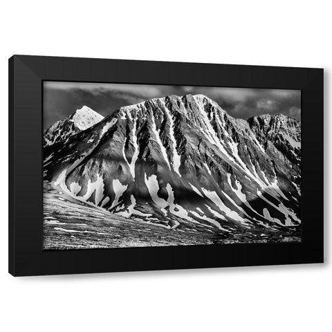 Canada-Yukon-Haines Junction St Elias Mountains landscape Black Modern Wood Framed Art Print by Jaynes Gallery