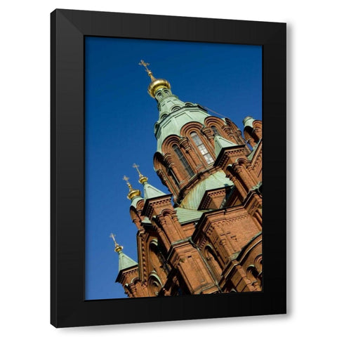 Finland, Helsinki Uspenski Cathedral Black Modern Wood Framed Art Print with Double Matting by Ross, Nancy ,  Steve