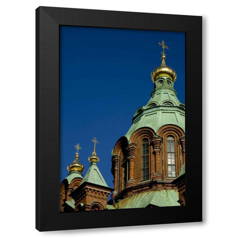 Finland, Helsinki Uspenski Cathedral Black Modern Wood Framed Art Print with Double Matting by Ross, Nancy ,  Steve