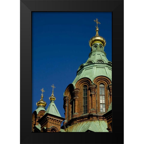 Finland, Helsinki Uspenski Cathedral Black Modern Wood Framed Art Print by Ross, Nancy ,  Steve