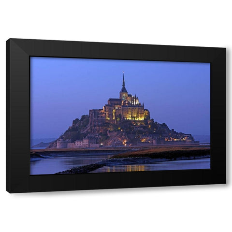 Mont St Michel-Normandy-France Black Modern Wood Framed Art Print with Double Matting by Bartel, Alex